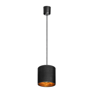NEVA lampa wisząca, moc max. 1x60W, E27, czarna
