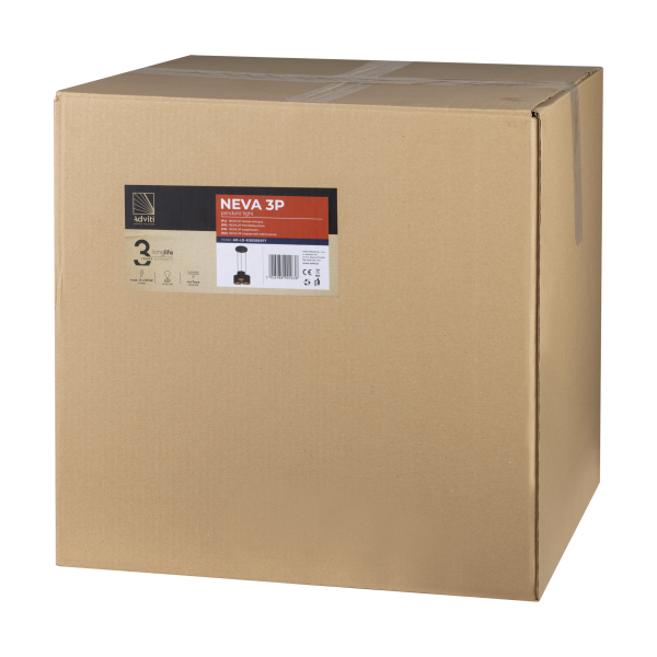 NEVA pendant lamp, max. power 3x60W, E27,...