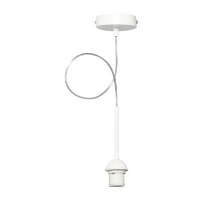 ROLLO lampa wisząca, moc max. 1x60W, E27, biała