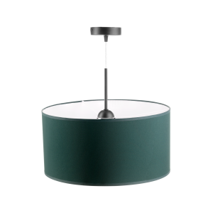 ROLLO pendant lamp, max. power 1x60W, E27, bottle green...