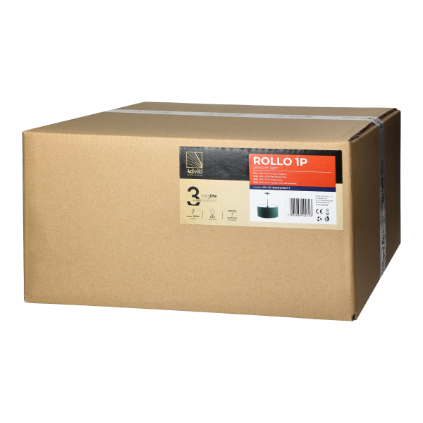 ROLLO lampa wisząca, moc. max. 1x60W, E27,...