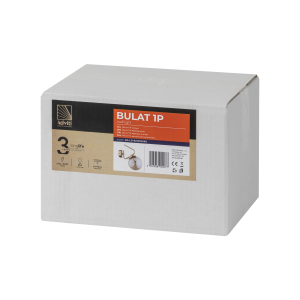 BULAT 1P, kinkiet, E14 max. 40W, złoty 2