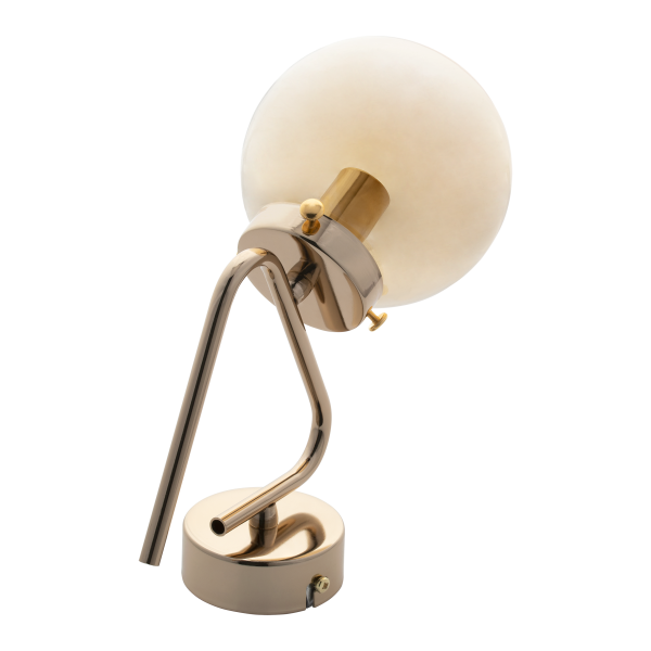 BULAT 1P, wall lamp, E14 max. 40W, gold