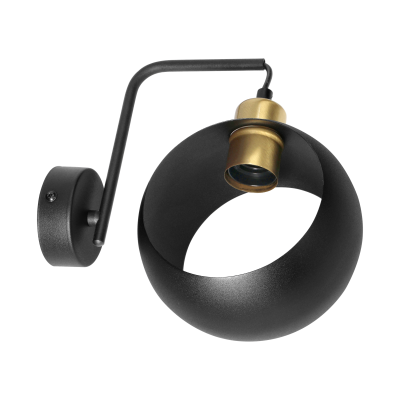 JALA 1P, wall lamp, E27 max. 15W, black