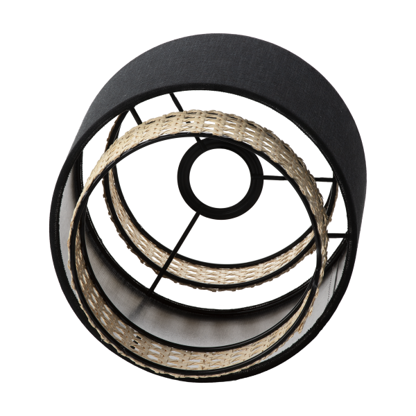 LANA 1P, wall lamp, E27 max. 60W, black