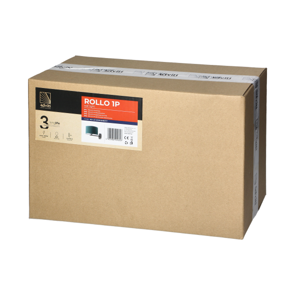 ROLLO wall lamp, max. power 1x60W, bottle green...