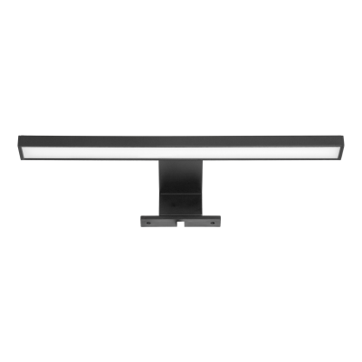 NORTES LED 5W, lampa nad lustro, 320lm, 4000K, dł. 30 cm, plastik, czarna