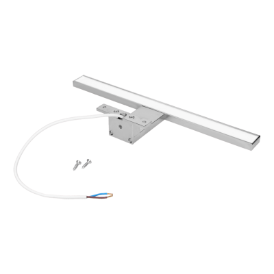 NORTES LED 5W, lampa nad lustro, 320lm, 4000K, dł. 30 cm, aluminium, srebrna