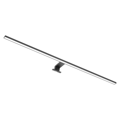 NORTES LED 18W, mirror lamp, 1600lm, 4000K, 100 cm long, aluminium, black