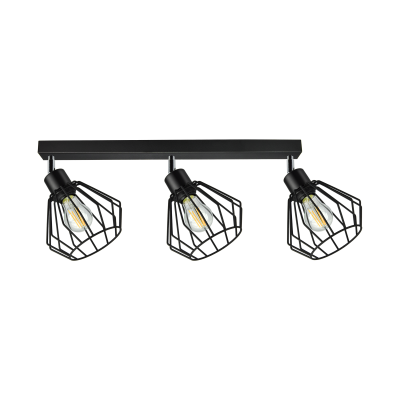 WAYA wall and ceiling luminaire, max. power 1x60W, E27, black