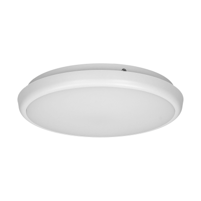 CERS LED ceiling light, 16W, 1300lm, IP65, 4000K, milky PC, white